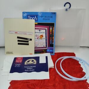 P is For Pooh Leisure Arts Cross Stitch Book #3089 Winnie Eeyore Piglet Tigger